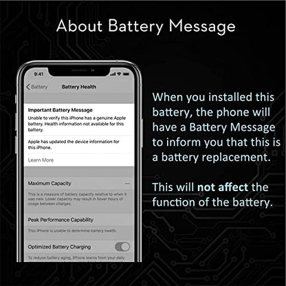 LL TRADER - 5000 mAh Lithium-Ion Battery for iPhone 11 with Repair Tools