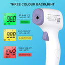 Hetaida - Non-Contact Infrared Forehead Thermometer for All Ages, Instant Readings, Fever Alarm