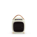 CREATE Mini Desktop Air Conditioner with green retro design, LCD touch panel, and leather handle