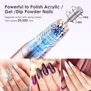 Coslus - Cordless Electric Nail Drill for Acrylic & Gel Nails, Portable & Rechargeable