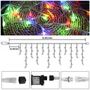 Yunsova - 33FT 400 LED Icicle Lights with Remote, 8 Modes, Waterproof