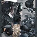 Kemimoto - Tough Full Finger Motorcycle Gloves with Touchscreen, Anti-Slip Design
