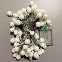 Yesee - 33ft Battery Operated Warm White Globe String Lights, 80 LED Bulbs, Indoor/Outdoor Decor