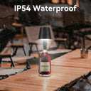 Chenben - Black Aluminium LED Bottle Light, 7.5W, RGB Dimmable, IP54 Water Resistant