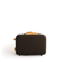 CREATE Retro Black Toaster with 6 Power Levels