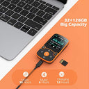 Agptek - 32GB Bluetooth MP3 Player with Clip, FM Radio & Voice Recorder