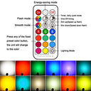 Jayool - Dimmable GU10 LED Light Bulbs, RGB + Warm White, Remote Control, Timer