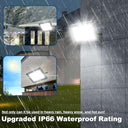 Niserelesa - 200W IP66 Waterproof LED Floodlight, 20000 LM Cool White