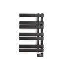 CREATE Electric Wall Towel Rack in black with hooks and LCD display