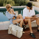 Figestin - Airplane Friendly Duffle Bag, Stylish Weekender Tote for Women