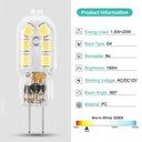 Amazing Power G4 Led Bulb, 12v Bi Pin Base, Energy Efficient Warm White