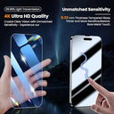Sovarcate - iPhone 15 Plus Screen Protector 3-Pack & Camera Lens Protector, HD Clarity, 9H Hardness