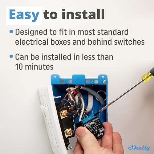 Shelly - Plus 2PM WiFi & Bluetooth Smart Relay Switch with Power Metering