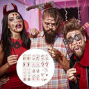 Gwawg - 20 Sheets of Realistic Scars & Zombie Tattoos for Halloween Cosplay