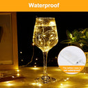 Forepin - 20 Pack Battery Operated Fairy Lights, 1M Warm White, Waterproof Copper Wire for Indoor & Outdoor Decor