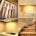 Ouila - Motion Sensor LED Wardrobe Light, USB Rechargeable, 3000K, 2-Pack