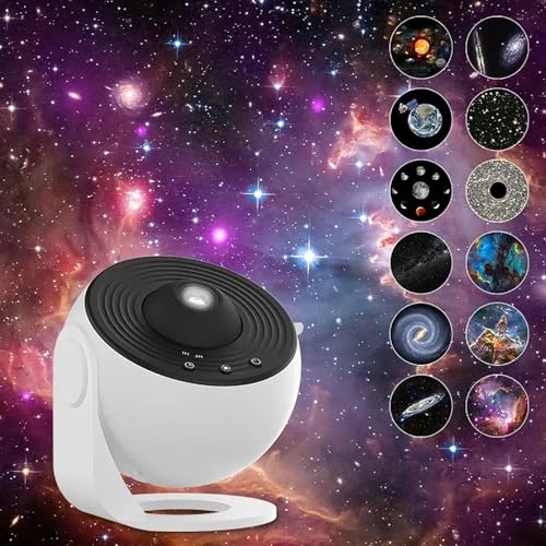 SOMKTN - 4K Star Projector with Timer and 360° Rotation for Kids & Adults