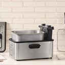 Cecotec CleanFry Infinity Electric Fryer - 3L Capacity, OilCleaner Filter, Fast Cooking
