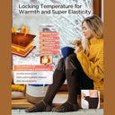 Eventek - Heated Socks for Men & Women, 5000 mAh, 3 Heat Settings, Up to 60°C