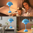 MeYuxg - Wireless Mushroom Lamp, Rechargeable LED Bedside Light, 3 Brightness Modes