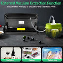 Deeprbetter - 80 kPa Vacuum Sealer for Food, 6 Modes, Cutter & Hose Included