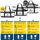 The Friendly Swede - Water-Resistant 3-Way Sports Duffle Bag for Travel & Gym