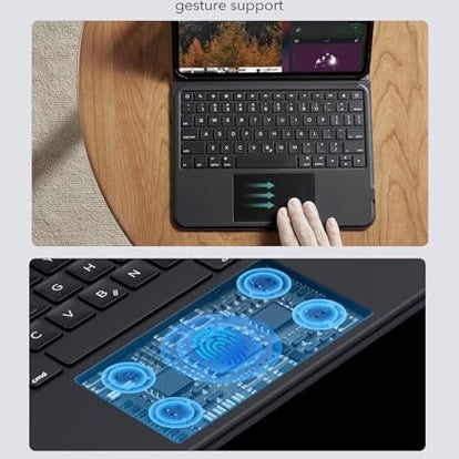 ESR - Ascend Keyboard Case with Trackpad for iPad Pro 11 Inch 2024/5th Gen, Black