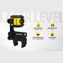 Stanley - Self-Leveling Cross Line Red Beam Laser with Automatic Out of Level Indication