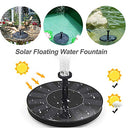 Jsdoin - Solar Water Pump with 1.4W Power, 6 Nozzles, 4 Fixed Holders