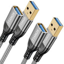 XGMATT USB 3.0 Extension Cable 2M with gold-plated connectors, ideal for connecting various USB devices.