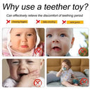 Aisbugur Baby Teething Toy Remote Control Shape | Bpa-Free Silicone Teether For Infants | Easy To Clean