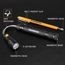 EverBrite - 2-Pack Magnetic Pick Up Tool Set with LED Light & Telescoping Design