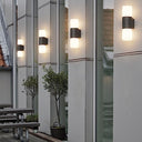 Klighten - IP54 Outdoor Wall Light, Up/Down Black Lantern for Garden & Patio