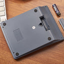 Fuyufu - 12-Digit Desktop Calculator with Dual Power, Solar & AA Battery