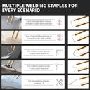 KAEFUYS - 170W Plastic Welding Machine with 805 Nails & 7 Clip Types for Car Repair