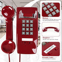 Sentno - Vintage Wall Mounted Phone with Loud Mechanical Ringing & Volume Control