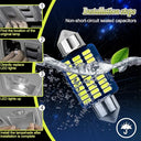 Fftanxs - 10 PCS Car LED Interior Lights, 36 mm, Bright White, Easy Install