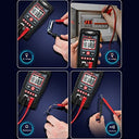 CUSBON - Digital Multimeter with AC/DC Voltage, Continuity Test & Backlit LCD