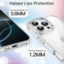 JETech - Glitter Case for iPhone 16 Pro Max, Shockproof, Bling Sparkle, Cute Design