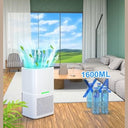 Tukima - Silent 1.6L Electric Air Dehumidifier with 7 Colorful LEDs & Timer