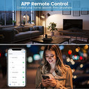 Eightree - Smart WLAN Socket Pack of 4, Voice Control, WiFi & Current Measurement