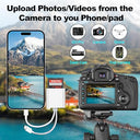 Verilux - 2-in-1 USB C SD Card Reader for iPhone/iPad with Dual MicroSD Slots