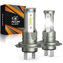 Pulilang H7 LED Headlight Bulbs - 55W, 12000LM, 6500K White