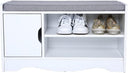 Heute Wooden Shoe Bench - Padded Seat
