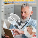 Binboubou - 5X LED Hands-Free Magnifying Glass with Detachable Stand, HD Lens for Reading