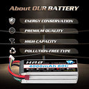 HRB - 5S 4000mAh 18.5V 60C Lipo Battery Pack for RC Cars, Airplanes, Trucks