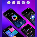 Generic - 30m RGB LED Strip Lights with Music Sync, Smart App & Remote Control