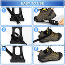 Winline - Durable Stainless Steel Shoe Spikes for Winter Grip & Safety