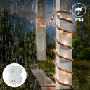 Gresonic - LED Fairy Lights Rope 25 LED 2m Battery Operated Warm White