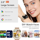 Zoskvee Smart Watch 45mm for Women Men - Make Calls & Monitor Health